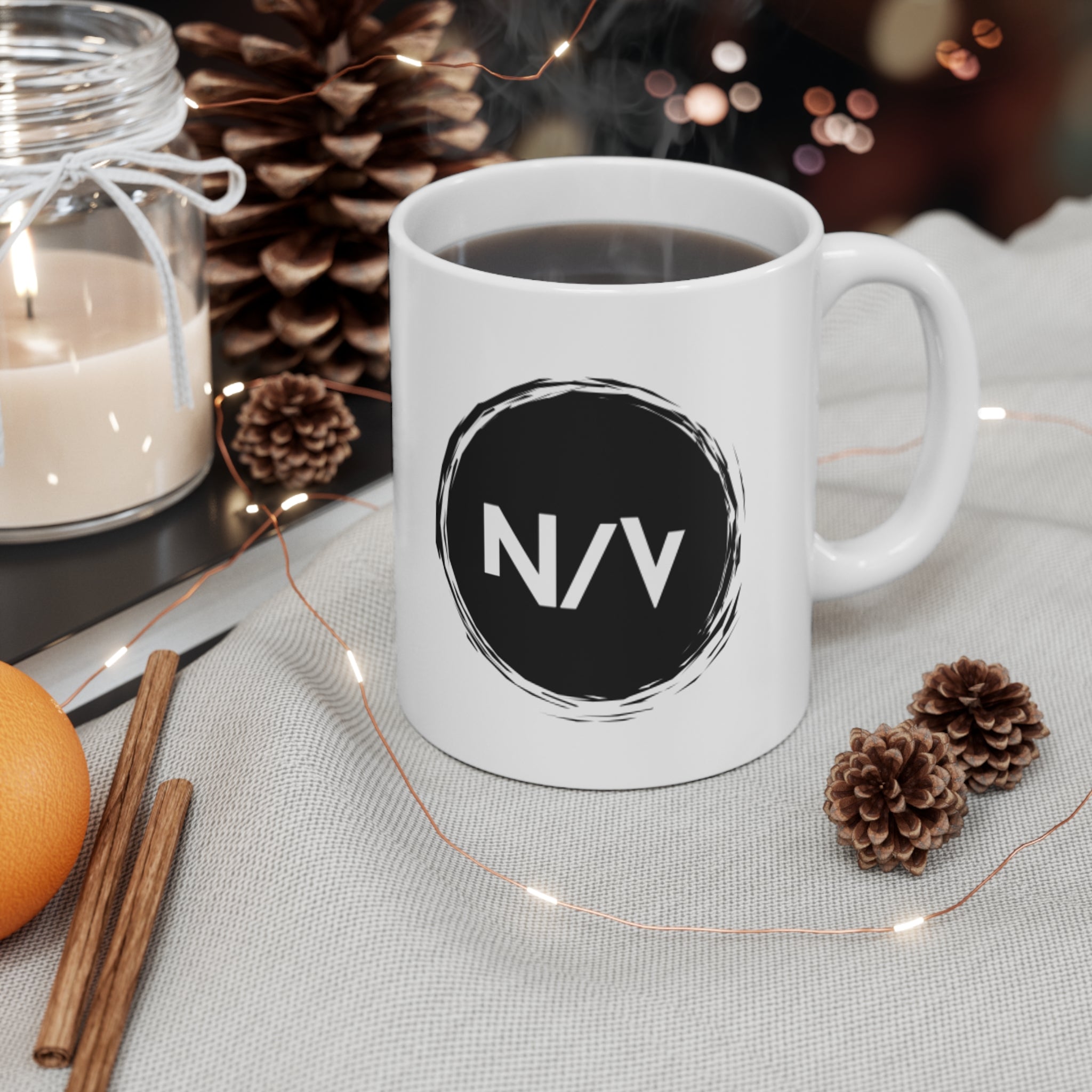 N/V White Mug